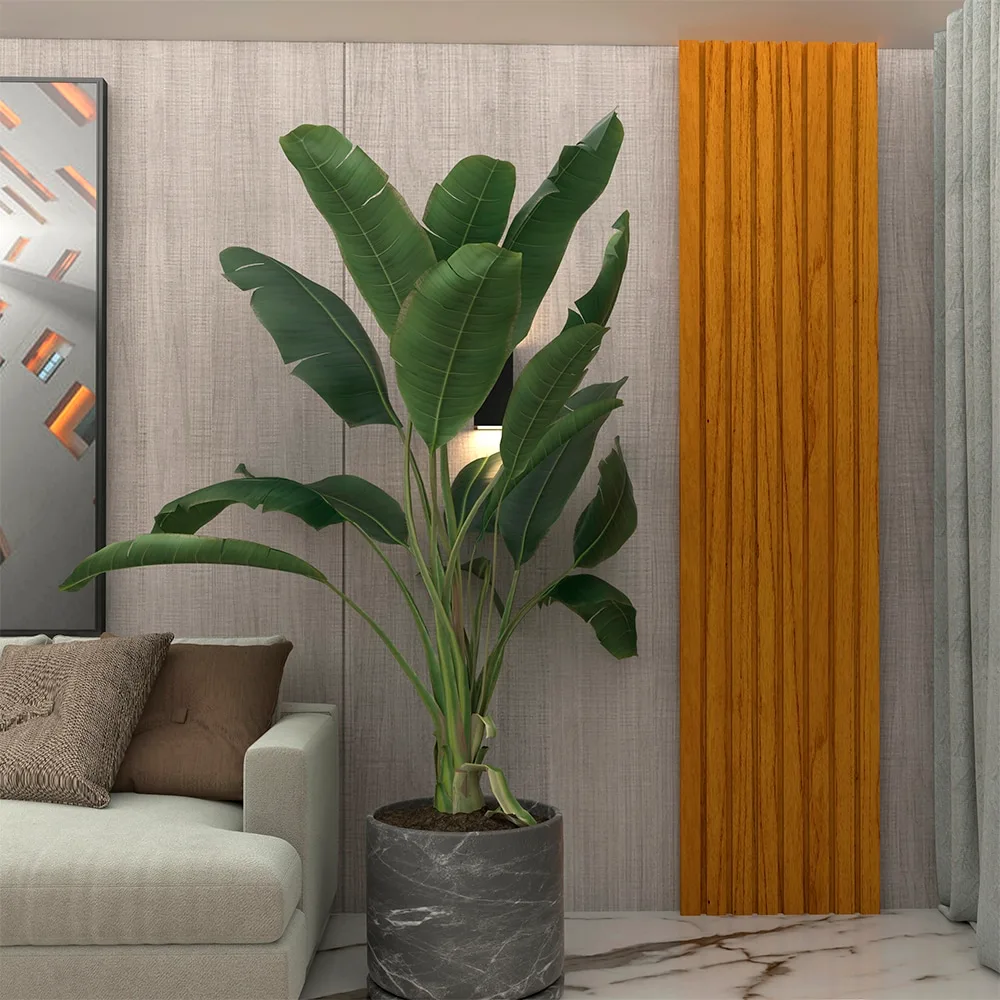 Placa de Painel Ripado Nobre 50 cm