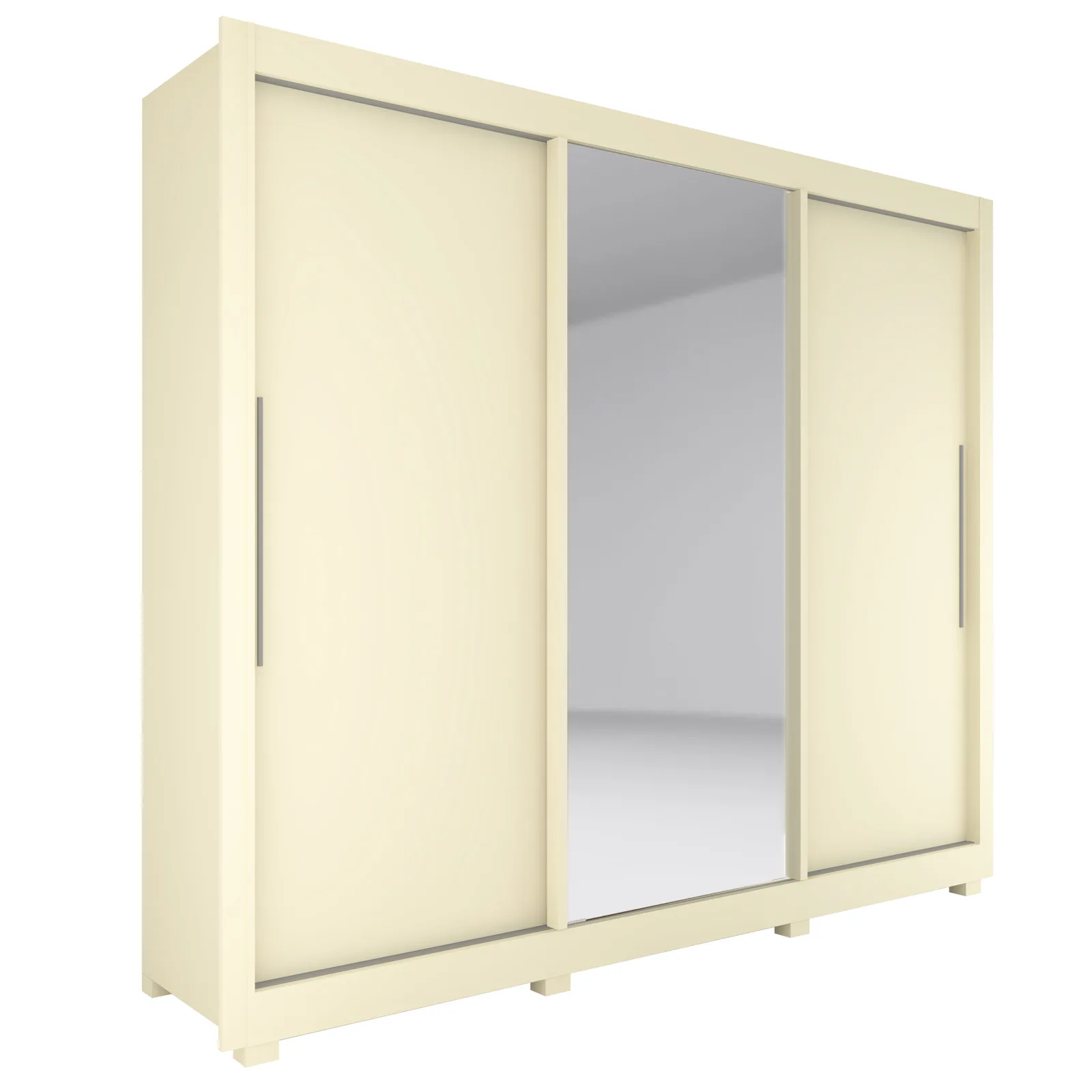 Guarda-Roupa Royale 3 Portas de Correr com 4 Gavetas